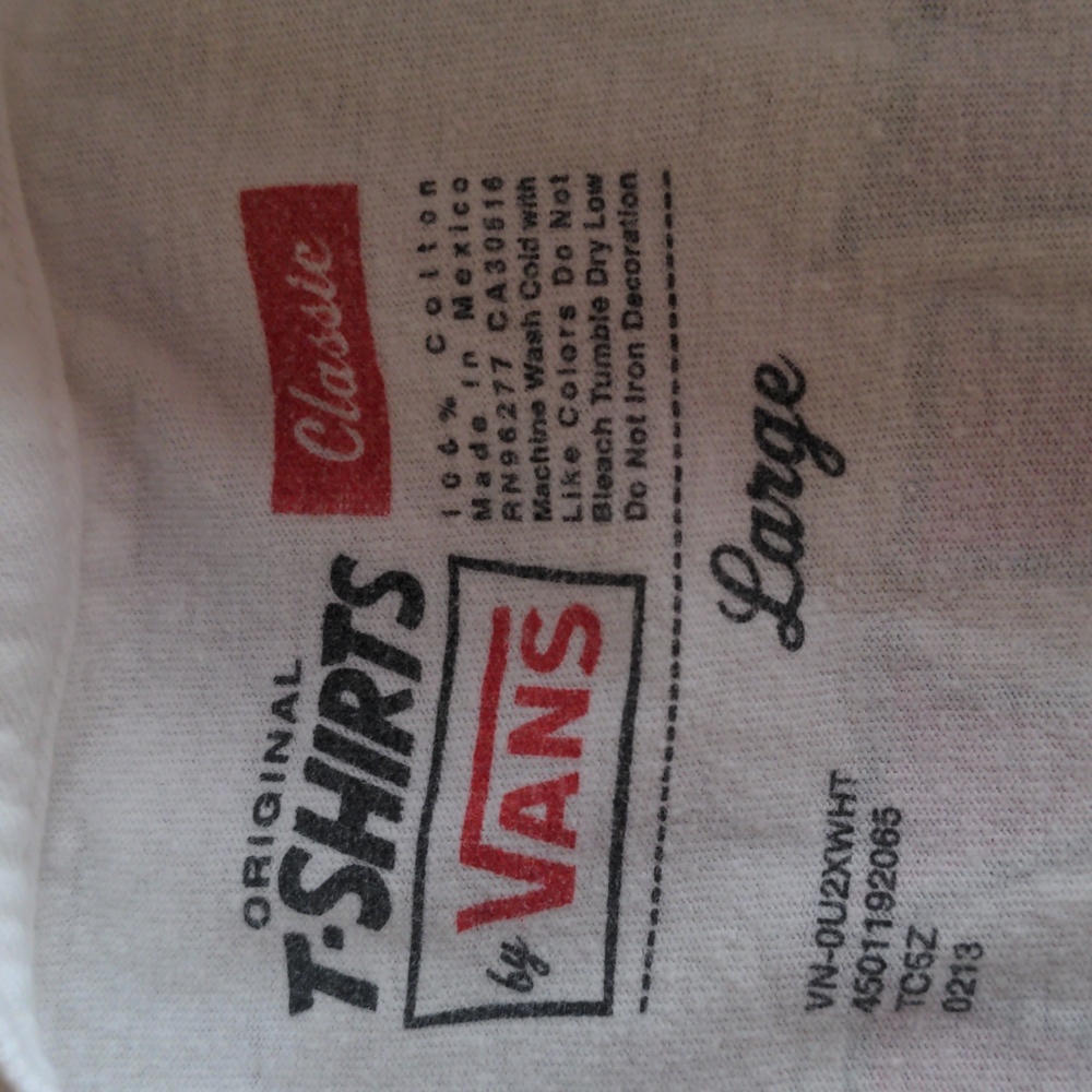 VANS Lei t-shirt - L - Picture 5 of 6